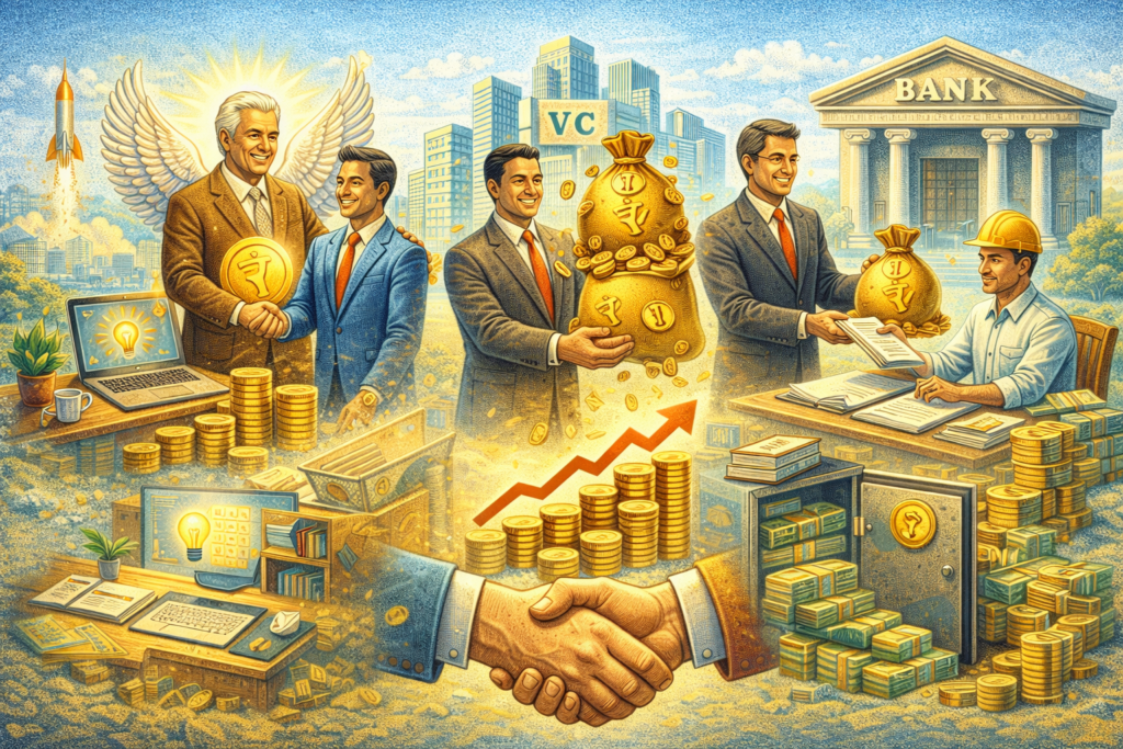 Funding: Angel, Venture Capital आणि Loan